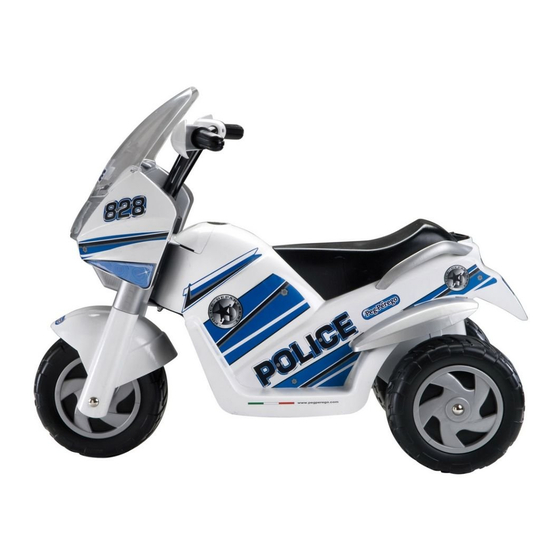 Peg-Perego RAIDER Police-Polize Manuals