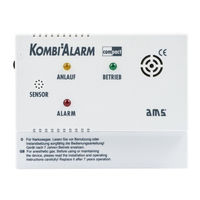 Ams Kombi Alarm Installation And Operating Instrucitons