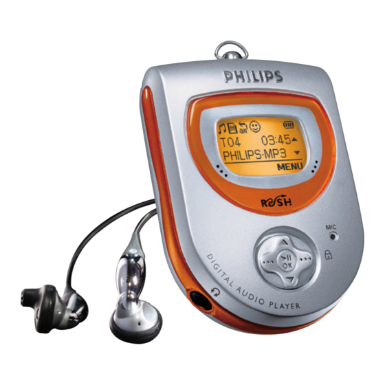 Philips Audio SA235/17X Manuals