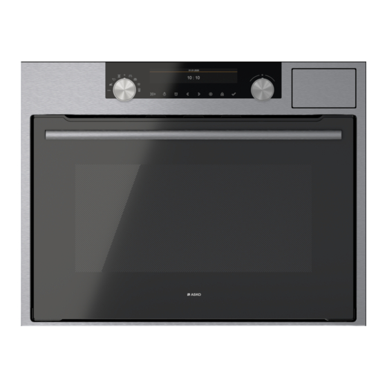 Asko OCSM8487A Instructions For Use Manual