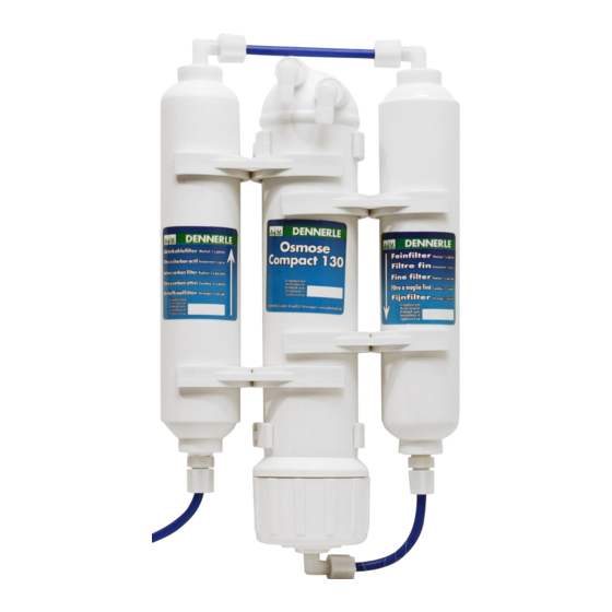 Dennerle Osmose Compact 130 Operating Instructions Manual
