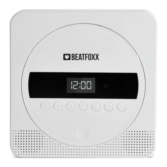 BEATFOXX MDVD-1606 Buddy Series Instruction Manual