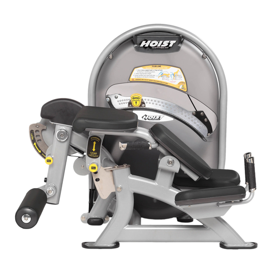 HOIST FITNESS CL3408 OWNER'S MANUAL Pdf Download ManualsLib