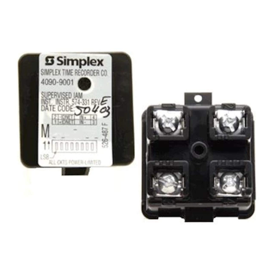 SIMPLEX 40909001 INSTALLATION INSTRUCTIONS Pdf Download ManualsLib