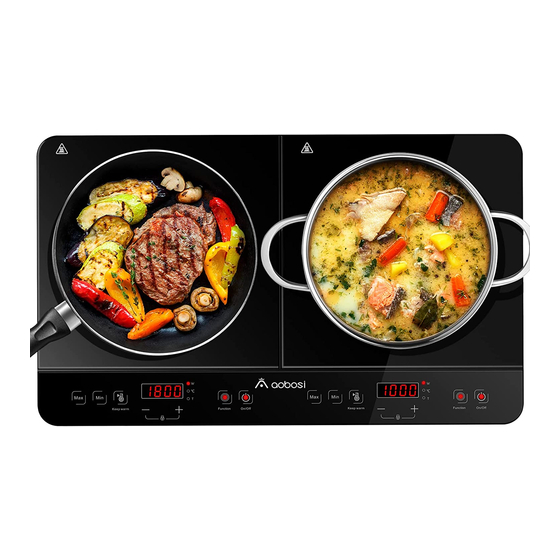 aobosi induction hob manual