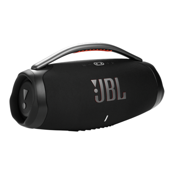 Harman JBL BOOMBOX3 Quick Start Manual