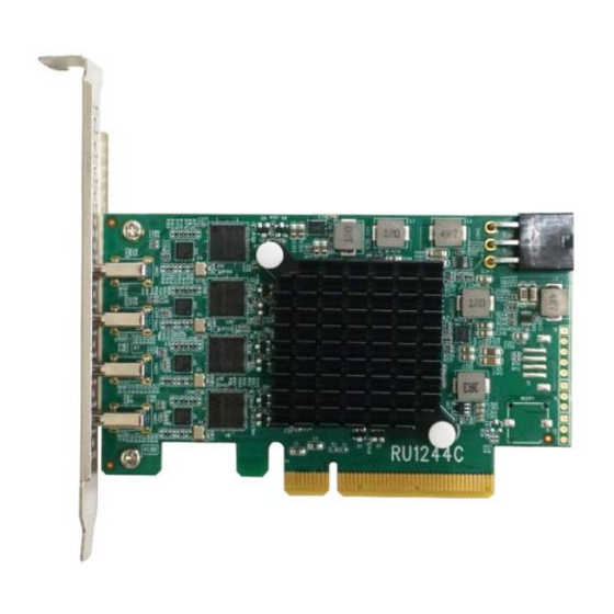 HighPoint RocketU 1244C Quick Installation Manual