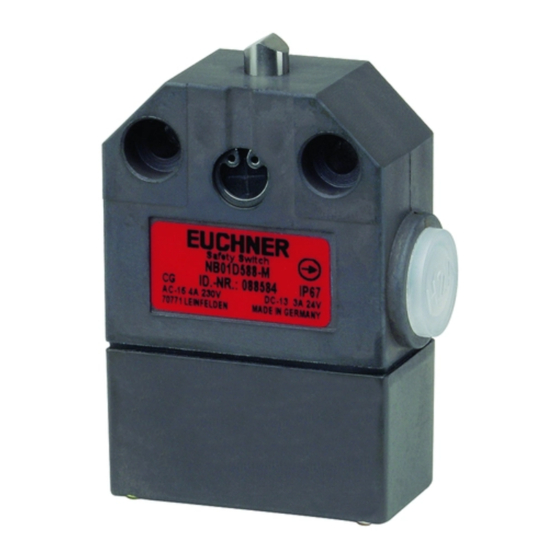 EUCHNER NB01 Operating Instructions Manual