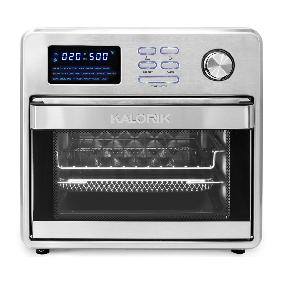 Kalorik MAXX AFO 47797 SS - Air Fryer Oven Manual