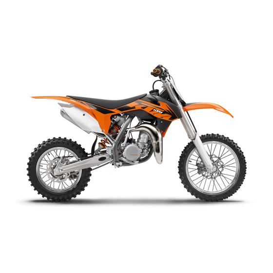 KTM 85 SX 19/16 Owner's Manual