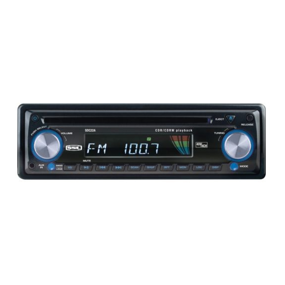 Sound Storm SDC22A User Manual