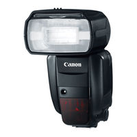 Canon 600EX-RT Instruction Manual