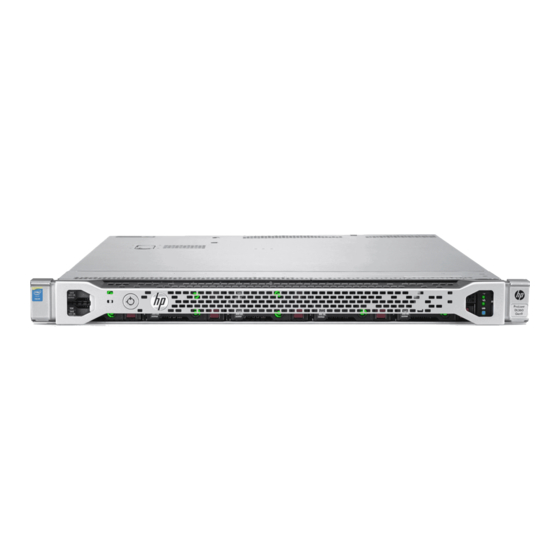 HP ProLiant DL360 Generation9 Quickspecs