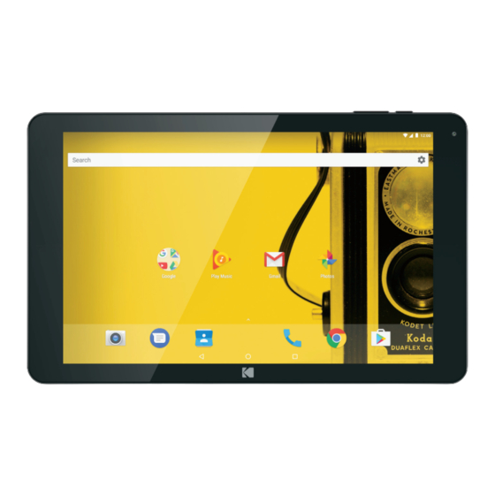 Kodak Tablet 7 Quick Start Manual