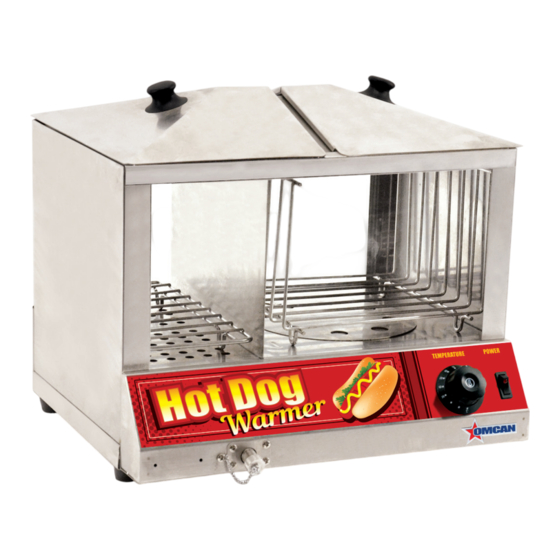 User Manuals: Omcan FW-CN-1200 Hotdog Steamer