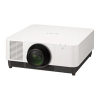Sony VPL-FHZ90L Operating Instructions Manual