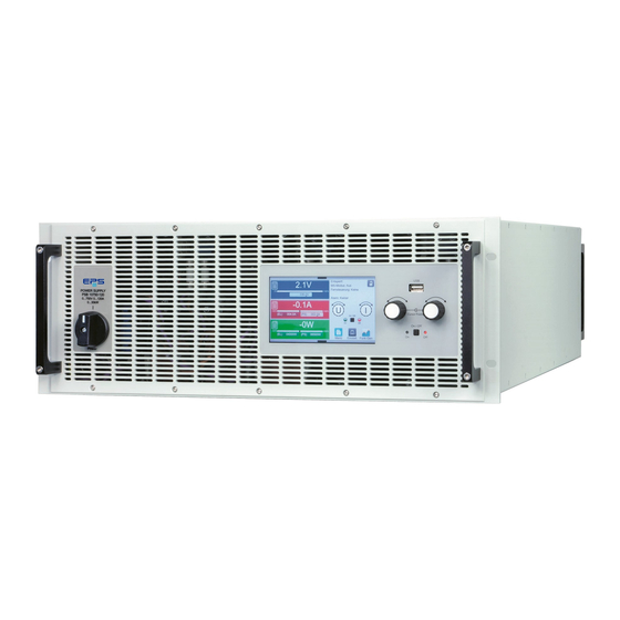 Elektro-Automatik PSB 10060-1000 4U Operating Manual