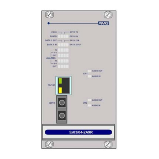 AMG AMG5804-2A9R-DF Instruction Manual