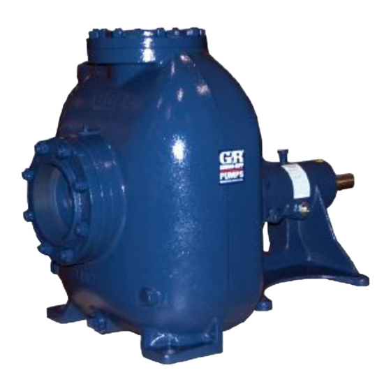 GORMAN-RUPP PUMPS 86A3-B Installation, Operation, And Maintenance Manual With Parts List