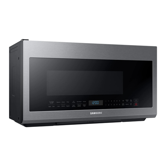 SAMSUNG ME21M706BAS/AC INSTALLATION INSTRUCTIONS MANUAL Pdf Download