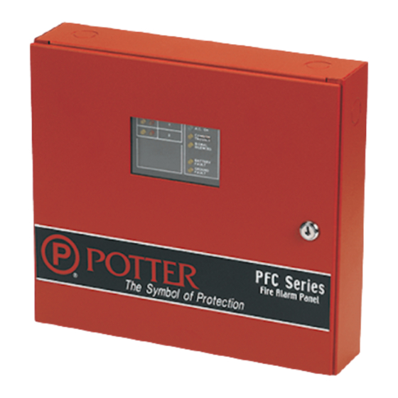 POTTER PFC-3002T INSTALLATION AND OPERATION MANUAL Pdf Download ...