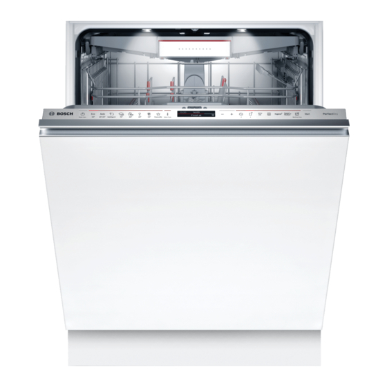 BOSCH SMV8ZCX02E USER MANUAL Pdf Download | ManualsLib