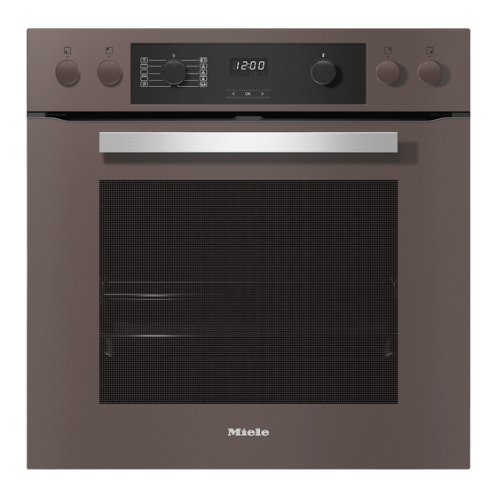 Miele H 2265-1 B Operating And Installation Instructions