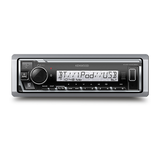 KENWOOD KMRM408BT INSTRUCTION MANUAL Pdf Download ManualsLib