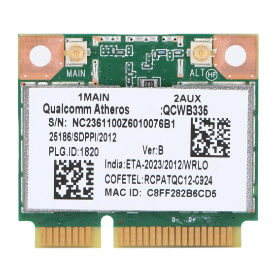 qualcomm atheros qcwb335 driver windows 10 acer