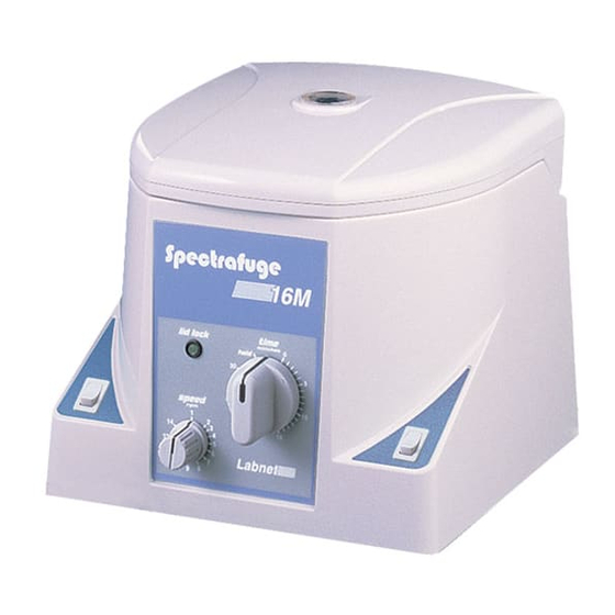 Labnet Spectrafuge 16M Instruction Manual