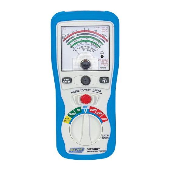 MAJOR TECH MT500 INSTRUCTION MANUAL Pdf Download ManualsLib