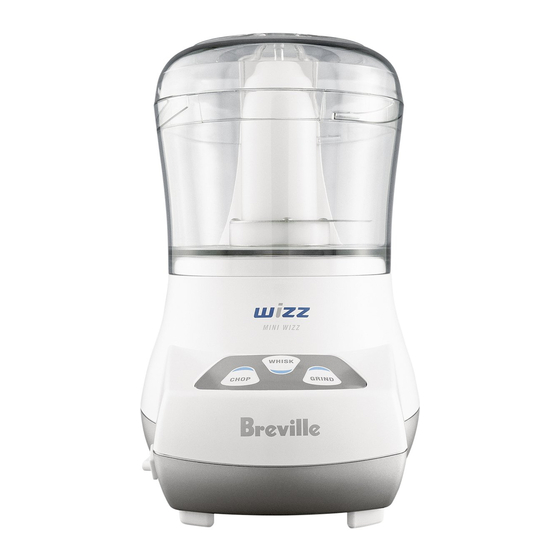 Breville Mini Wizz BFP100 Instructions For Use Manual