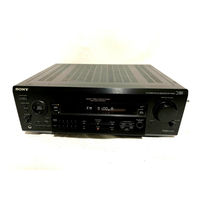 Sony STR-DE625 - Fm Stereo/fm-am Receiver Operating Instructions Manual