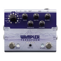 Wampler TERRAFORM Quick Reference Manual