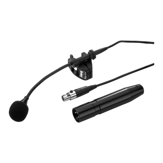 Monacor IMG Stageline ECM-310W Quick Manual