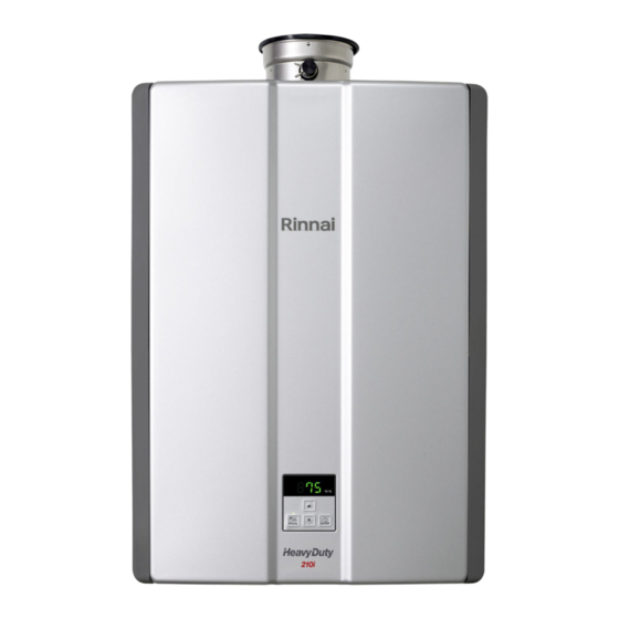 Rinnai HD210i Installation Manual