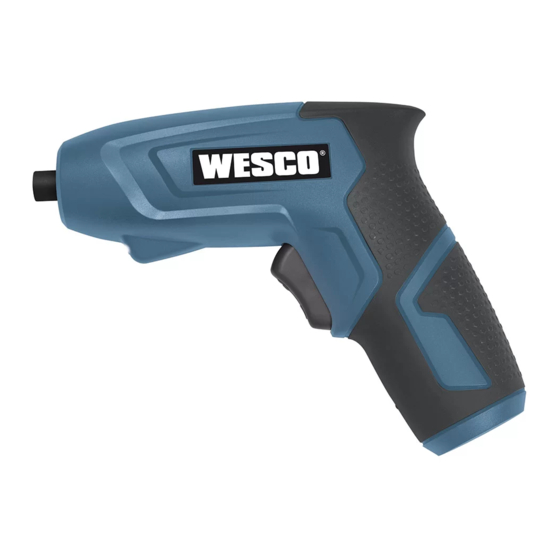 Wesco WS2012 Manual