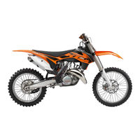 KTM 150 SX USA 2013 Setup Instructions