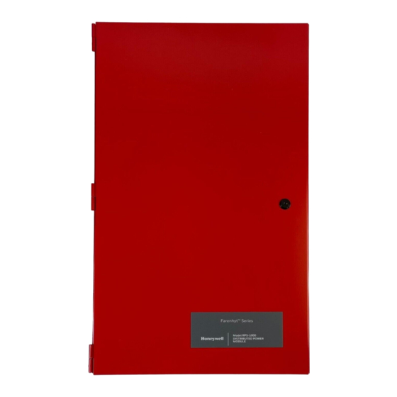 HONEYWELL FARENHYT RPS1000 INSTALLATION AND OPERATION MANUAL Pdf