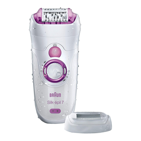 BRAUN SILK-EPIL 7 SERIES MANUAL Pdf Download | ManualsLib
