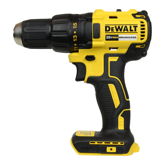 DEWALT XR LI-ION DCD777 MANUAL Pdf Download | ManualsLib