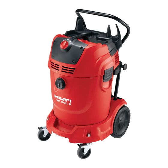 HILTI VC 60M-X MANUAL Pdf Download | ManualsLib