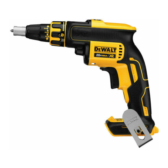 DEWALT XR LIION DCF620 ORIGINAL INSTRUCTIONS MANUAL Pdf Download