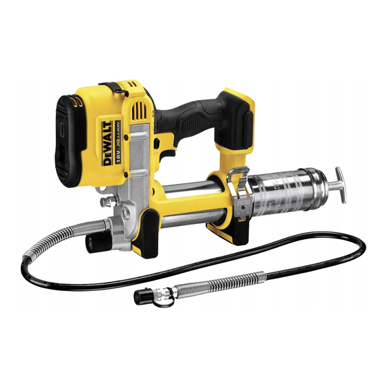 DeWalt XR Li-Ion DCGG571 Original Instructions Manual