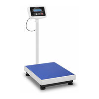 Steinberg Systems SBS-PF-150/10A Weegschaal - LED 150 kg / 10 g - 60 x 45 cm Platformweegschaal - Beste weegschaal - Weegschalen