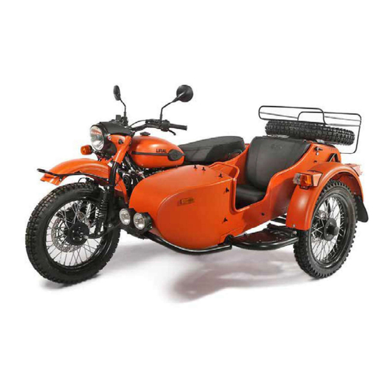 URAL Motorcycles Gear Up 2022 Owner's Manual