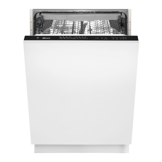 Gram OMI 6231-90 RT Integrated Dishwasher Manuals