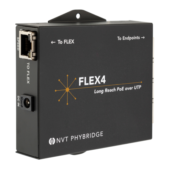 NVT Phybridge FLEX4 Quick Install Manual