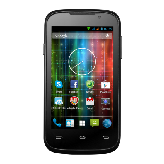 Prestigio MultiPhone 3400 DUO User Manual