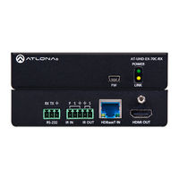 Atlona AT-UHD-EX-70C-TX Manual